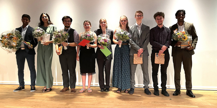 (von links nach rechts) Kenneth Arockia, Livia Srindran, Ramon Spina, Luisa Weibel, Joelle Isch, Lorena Hosner,  Daniel Lerch, Beda Küttel, Puvisan Palakumar